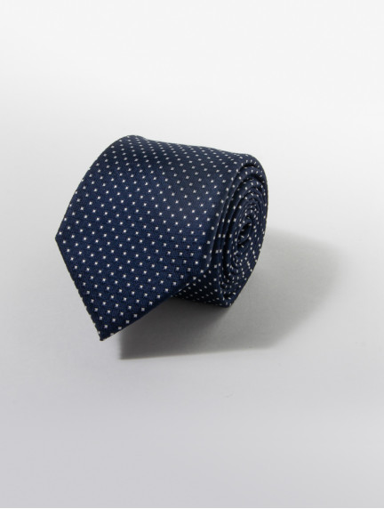 Patrick Hellmann CollectionNavy Blue Tie 100% Silkimage771